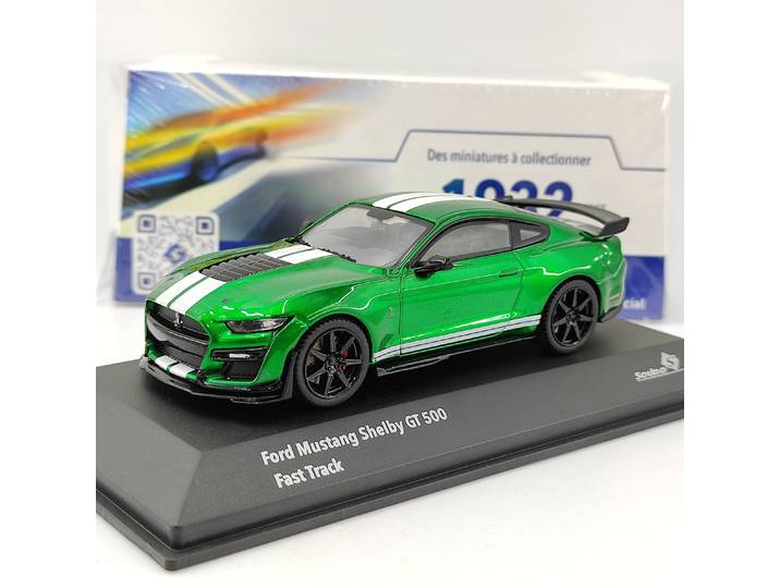 Modèle de voiture en alliage vert Ford Mustang Shelby GT 500 à l'échelle 1:43 SOLIDO S