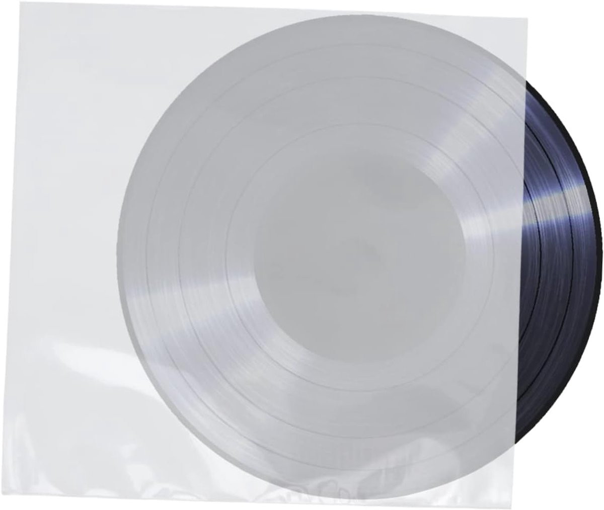 50 stuks Transparante Vinyl Platenhoezen van Verstevigde Kwaliteit