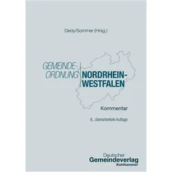 Gemeindeordnung Nordrhein-Westfalen, Fachbücher von Markus Söbbeke, Benedikt Bungarten, Frank Gensler, Cigdem Bern, Holger Lachmann, Dominique Köppen, Helmut Dedy, Martin Klein, Christof Sommer