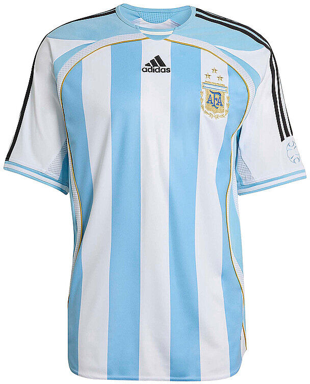Adidas ORIGINALS Fußballtrikot Argentinien 2006 Heim hellblau   M M