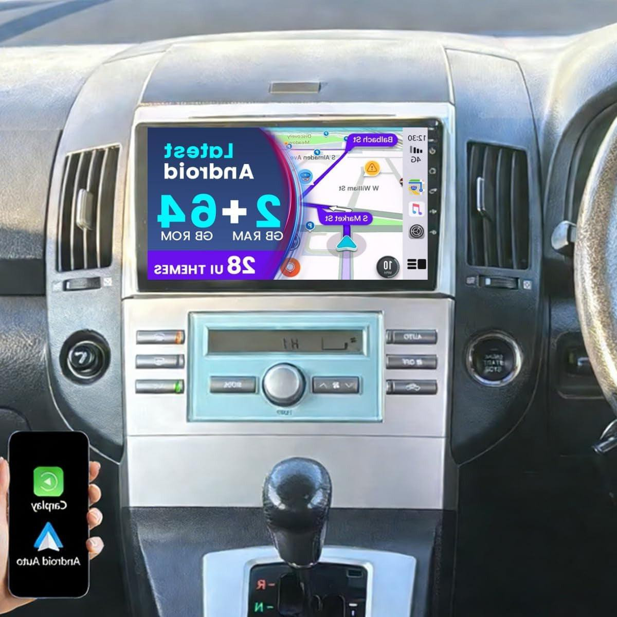 Selius Android Autoradio met Carplay, Multimedia Receiver en Navigatiesysteem met Touchscreen
