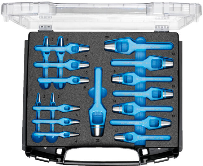 Jeu de crochets Gedore en acier perforé de 2 à 22 mm pour i-BOXX 72 (2963469)