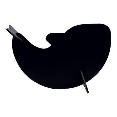 Securit® 3D Deko-Tafel - Wal-Silhouette - Kreidestift inklusive