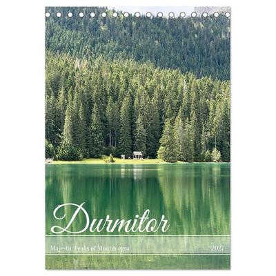 Durmitor — Majestic Peaks of Montenegro (Desk Calendar 2027 DIN A5 portrait), CALVENDO 12 Month DeskCalendar