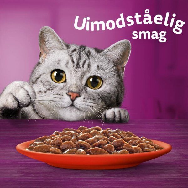 Whiskas Portionsposer, Klassisk, 24x85 G