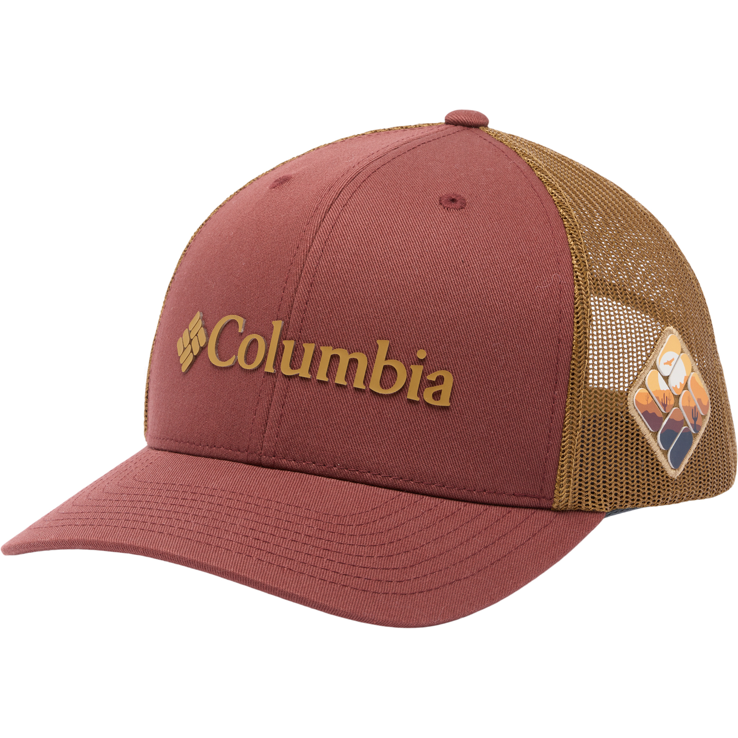 Columbia Mesh Snapback Cap Basecaps rot Lifestyle Atmungsaktiv