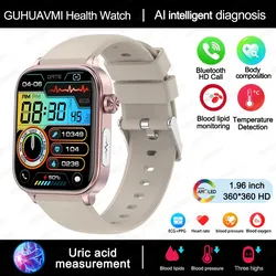 Smartwatch mit Gesundheitsfunktionen und Bluetooth-Anruf - Health monitoring Grey