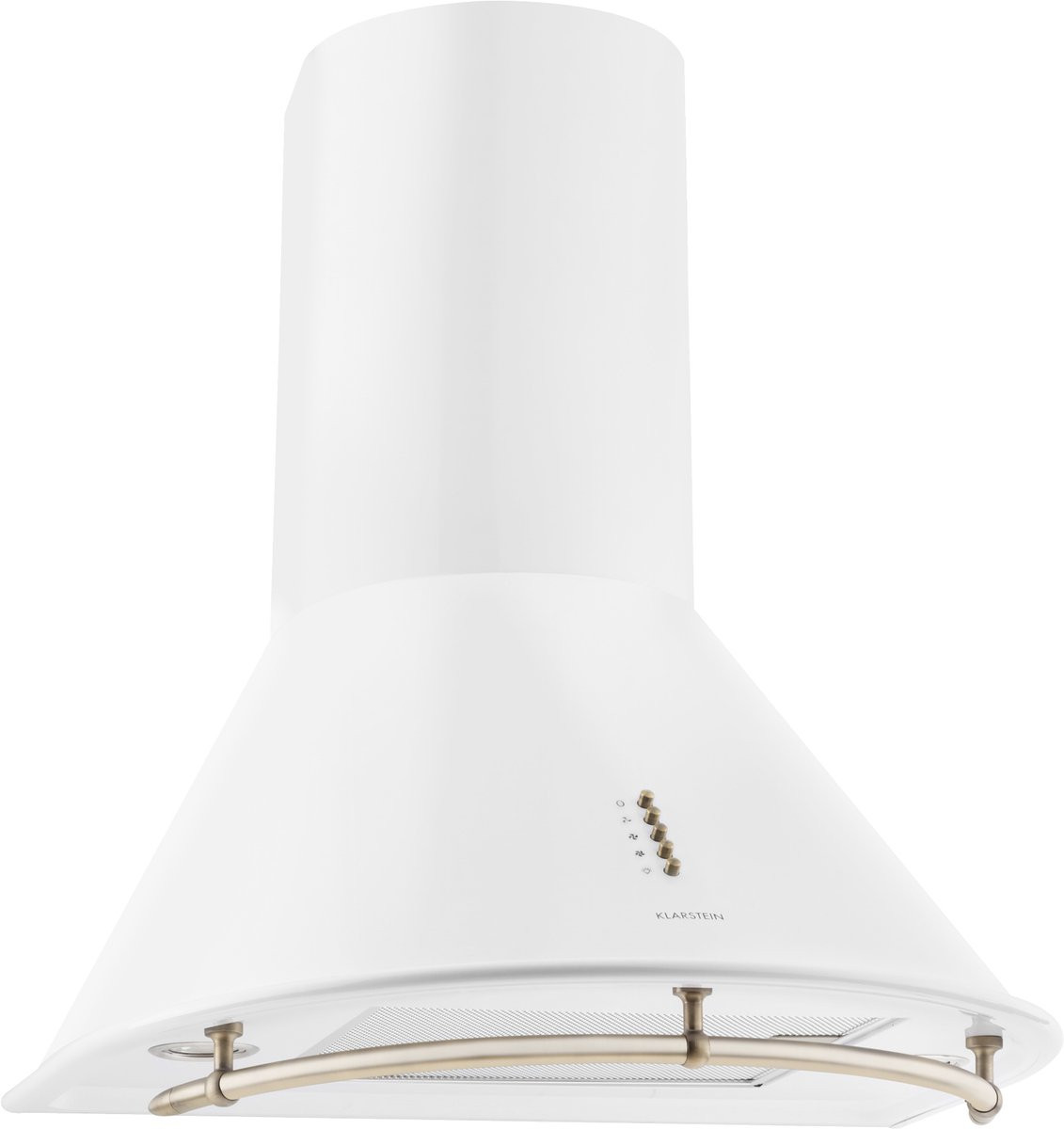 Klarstein Lumio Primo Retro afzuigkap - Wit - Breedte: 60 cm