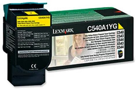 Lexmark C540A1YG toner amarelo