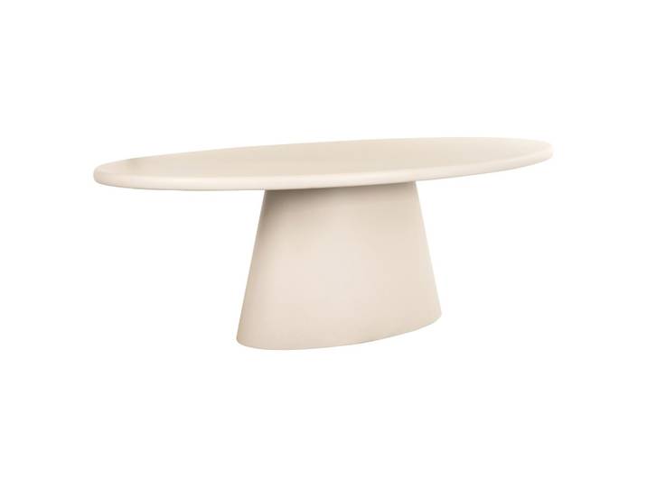 Esstisch Clayton 220 cm beige – MDF mit Eco-Plaster-Finish