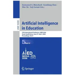 Artificial Intelligence in Education, Fachbücher von Seiji Isotani, Guanliang Chen, Min Chi, Emmanuel G. Blanchard