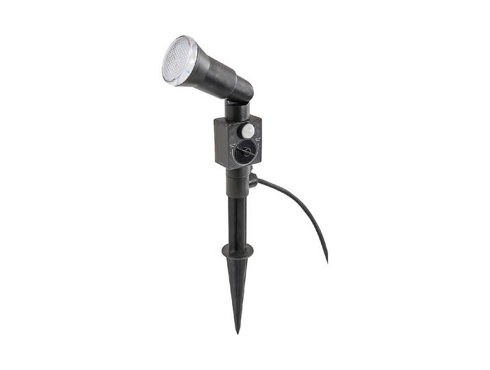 Gardenline LED-Spot mit Lampe und PIR 6 W 400 lm