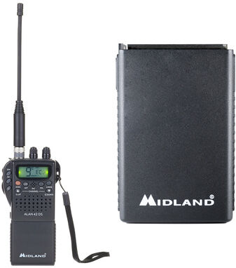 Midland Alan 42 DS Akku Bundle Noir