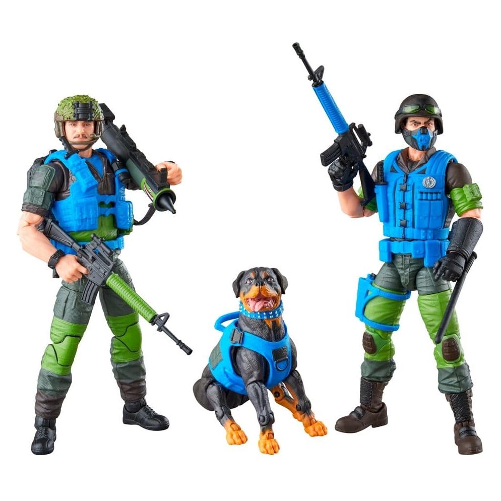 Hasbro G.I. Joe Classified Series pack 3 figurines #220 Mad Marauders: Footloose & Mutt & Junkyard 15 cm (G20705L00)