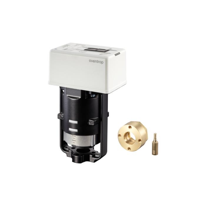 Oventrop Elektromotorischer Stellantrieb 1158022 24 V, mit Federrückzug/Adapter, stromlos geöffnet