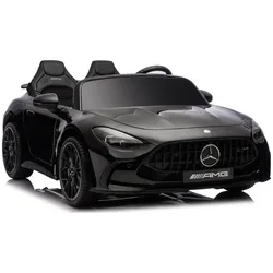 Mercedes GT63 AMG DK-GT63 24V LCD Elektroauto mit leisem Motor, schwarz
