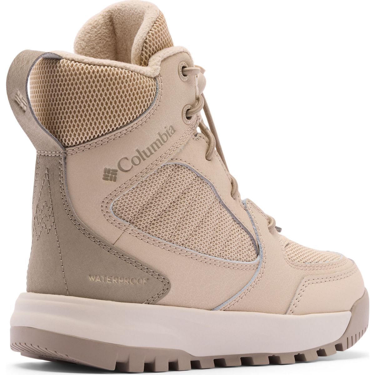 Columbia Youth Portlander Omni-heat Waterproof Winter Boot ancient fossil, pebble (271) 4 207890-2078901-271-4