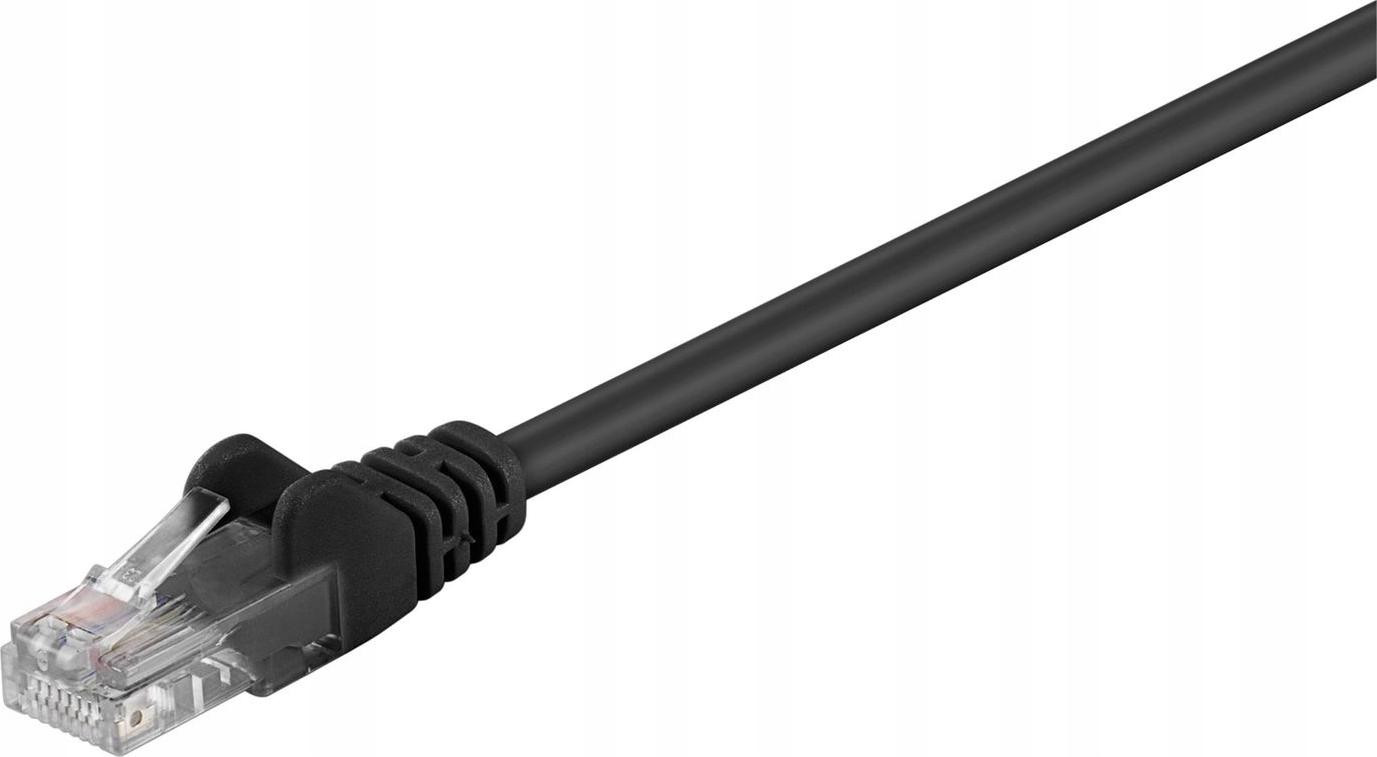 MicroConnect UTP505S Cat5e U/UTP Netwerkkabel met RJ-45 connectoren, 5 meter, zwart