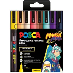 Posca, Marker, Pigmentmarker PC-3M (8x)
