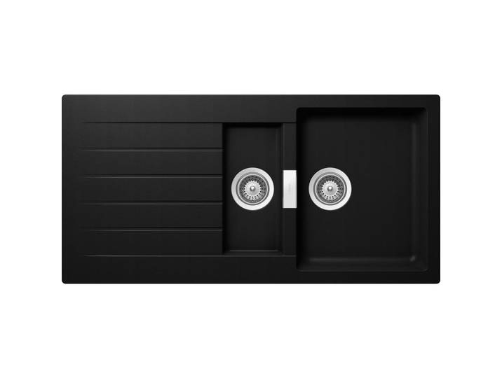 Schock Spüle Signus, Schwarz, Stein, 100x22.5x50 cm, Küchen, Küchenausstattung, Küchenspülen, Granitspüle