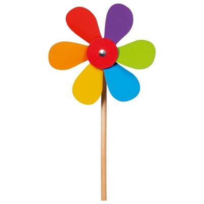 Goki SA431 - Windmühle Blume, aus Holz 37cm