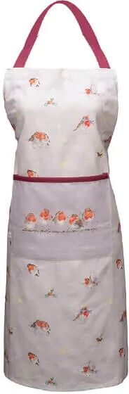 Wrendale Designs 'Seasons Tweetings' Robin Christmas Apron