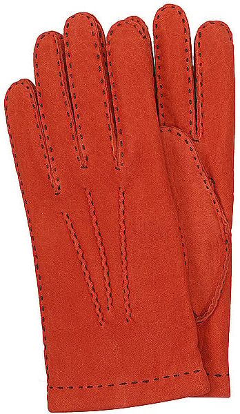 TR-HANDSCHUHE Lederhandschuhe orange   9 9