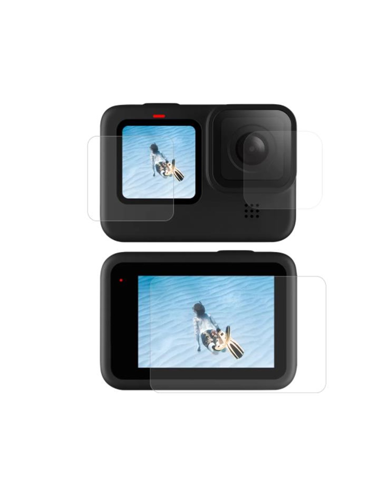 TELESIN Screen and lens protective foil Telesin for GoPro Hero 9 / Hero 10 / Hero 11 / Hero 12 (GP-FLM-902)