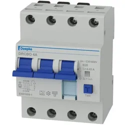 Doepke, Schutzschalter, Schaltgeräte FI/LS-Kombination/RCBO DRCBO 4 B20/0,03/3N-