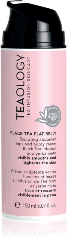 Teaology Body Black Tea Flat Belly Cream crème amincissante 150 ml