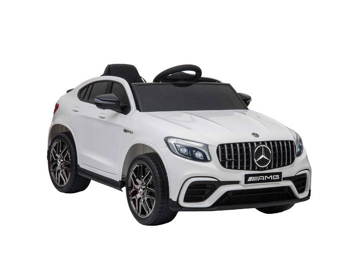 Elektroauto Kinder Mercedes GLC 63S weiss