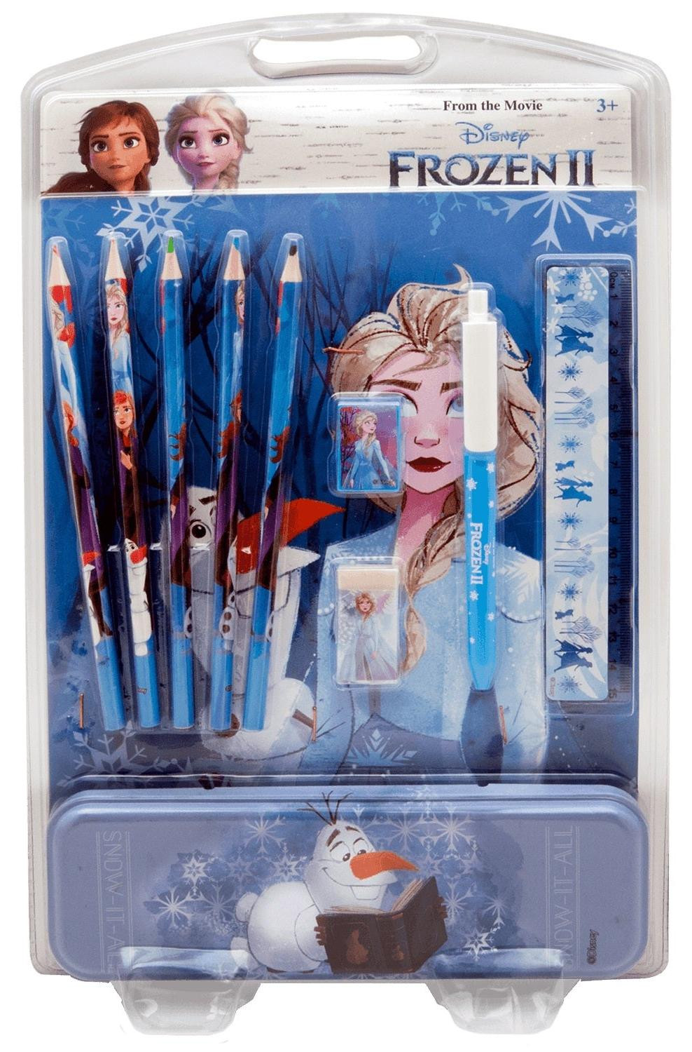 Disney Schrijfsset voor kinderen met A4-notitieboek, pennen en accessoires