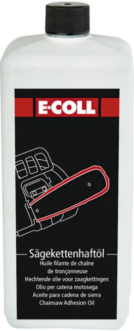 E-COLL Huile adhésive pour chaîne de scie 1L bouteille (4317784389792)