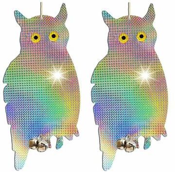 Multicon Wholesale Hub Scarecrow Owl Decoy, Reflective Bird Repellent, Pigeon & Squirrel Deterrent Device For Garden, Balcony & Outdoor Use Scarecrow Owl Decoy, Reflective Bird Repellent, Pigeon & Squirrel Deterrent Device For Garden, Balcony & Outdoor Us