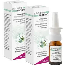 schnupfen endrine® Spray 0,1% Doppelpack 2X10 ml