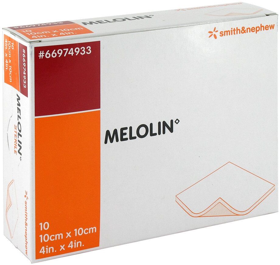 Melolin 10x10cm Wundauflagen steril