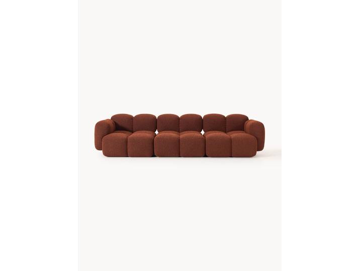 Modulares Bouclé-Sofa Tayla (4-Sitzer)