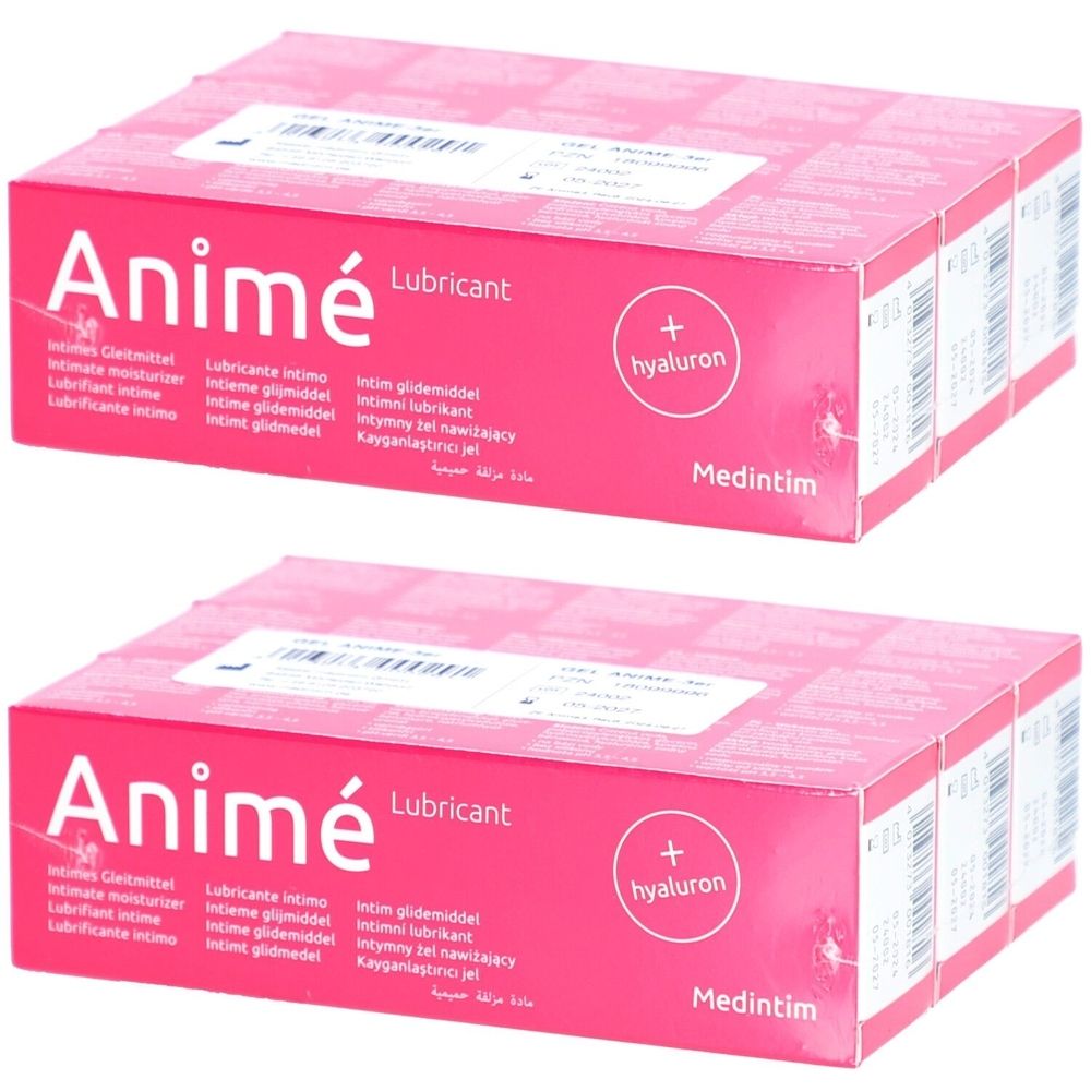 Anime Lubricant Gel 2x 2x3x50 ml