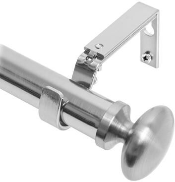 Meriville 1-Inch Diameter Prima Single Window Curtain Rod