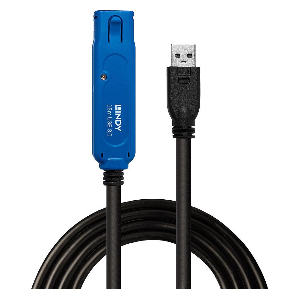 Lindy USB 3.0 Aktiv-Verlaengerung 15m USB 3.0 Super Speed (15 m, USB 3.2 Gen 1) (43229)
