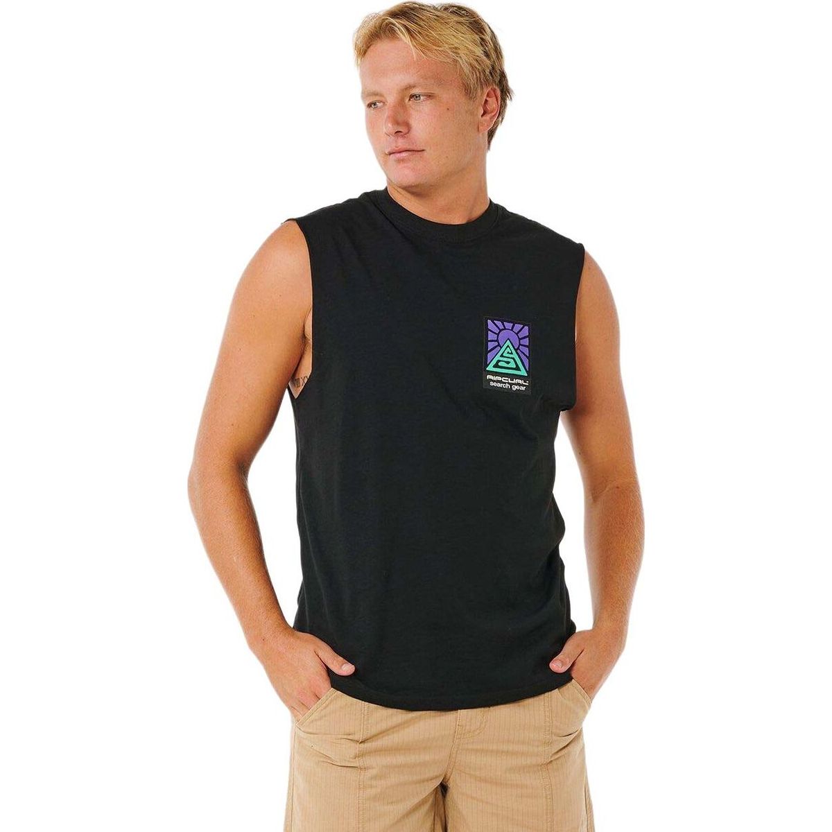 RipCurl Search Dawn Muscle black (0090) 2XL 10PMTE-0090-2XL