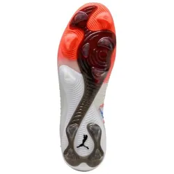 Puma, Unisex, Fussballschuhe, Future 8 Ultimate Fg (40.5), Schwarz, Orange, Weiss, Rot
