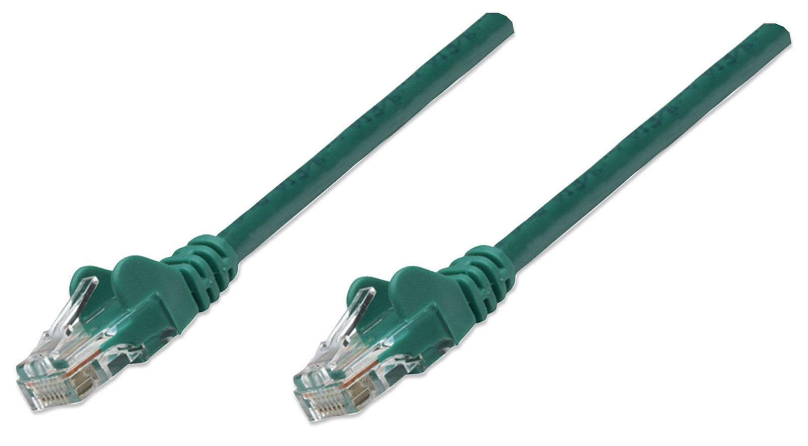 Intellinet Patchkabel RJ45 U/UTP Cat5e met hebelschutz, groen, 10m