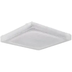 Frisch-Licht LED Wannenleuchte, IP50, kantig, quadratisch, prismatisch, weiß, 65x65cm, 56W 3000K 7000lm FL-AWL417050P.7083