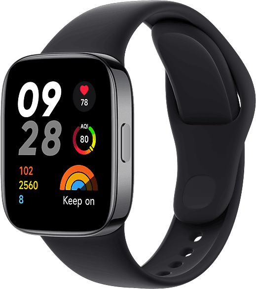 REACONDICIONADO Seminuevo Excelente Smartwatch - Xiaomi Redmi Watch 3, Bluetooth, Hasta 12 días, Multideporte, Negro