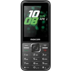 Maxcom MM244 SE DualSim czarny/black (2.80", 2 Mpx), Tastenhandy, Schwarz