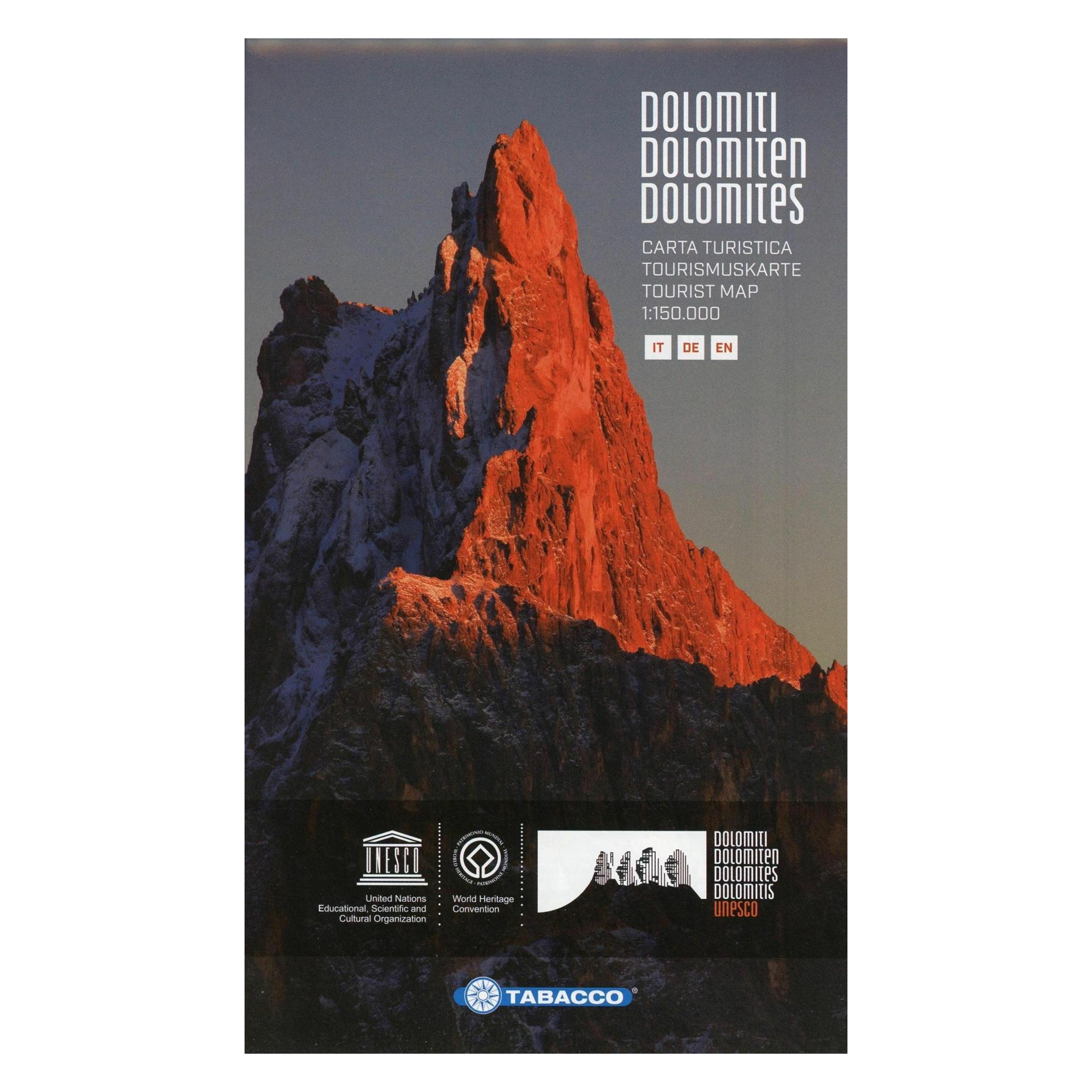 Tabacco editrice Tabacco Strassenkarte Dolomiten UNESCO (35231589)