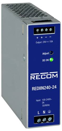 RECOM REDIIN240-48 Hutschienen-Netzteil (DIN-Rail) 48V 5A 240W Anzahl Ausgänge:1 x Inhalt 1St.