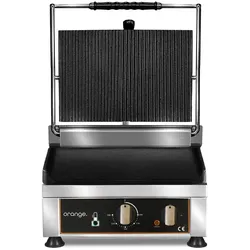 orange. orange Kontaktgrill, oben gerillt, unten glatt, 1,75kW, 230 V