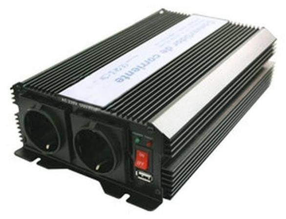 Lustrens Stroomomvormer DC 12 V naar AC 230 V, 1500 W